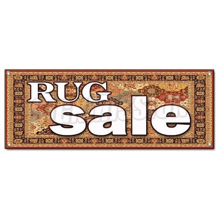 Signmission RUG SALE BANNER SIGN persian carpet carpeting area wall to wall oriental B-Rug Sale